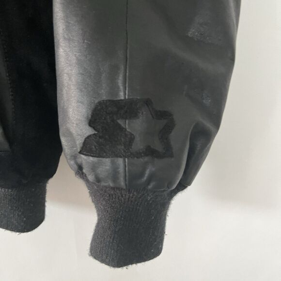 Vintage Oakland Raiders Suede Leather Jacket 80s 90s Varsity Medium Football - Picture 7 of 11